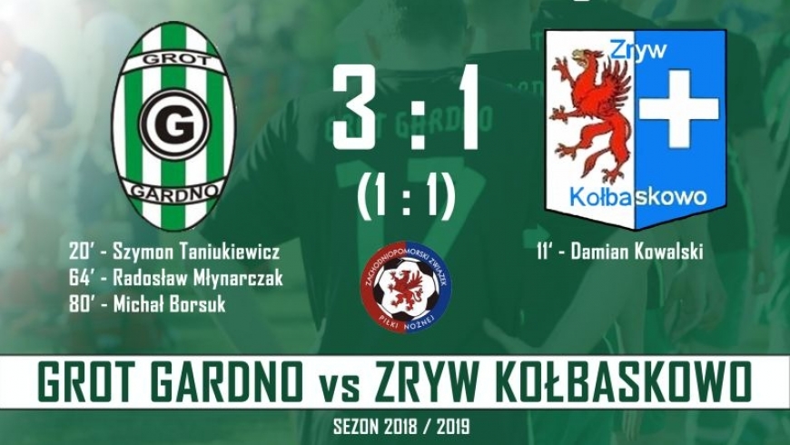 Grot - Zryw 3:1 (1:1)