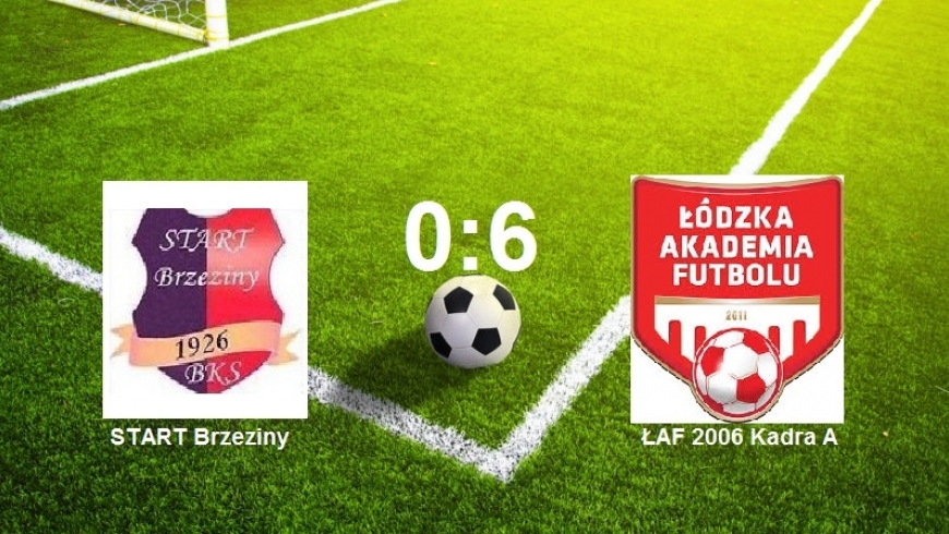 START Brzeziny vs ŁAF Kadra A 0:6