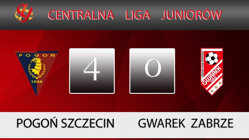 CLJ I POGOŃ SZCZECIN - SKS GWAREK ZABRZE 4:0