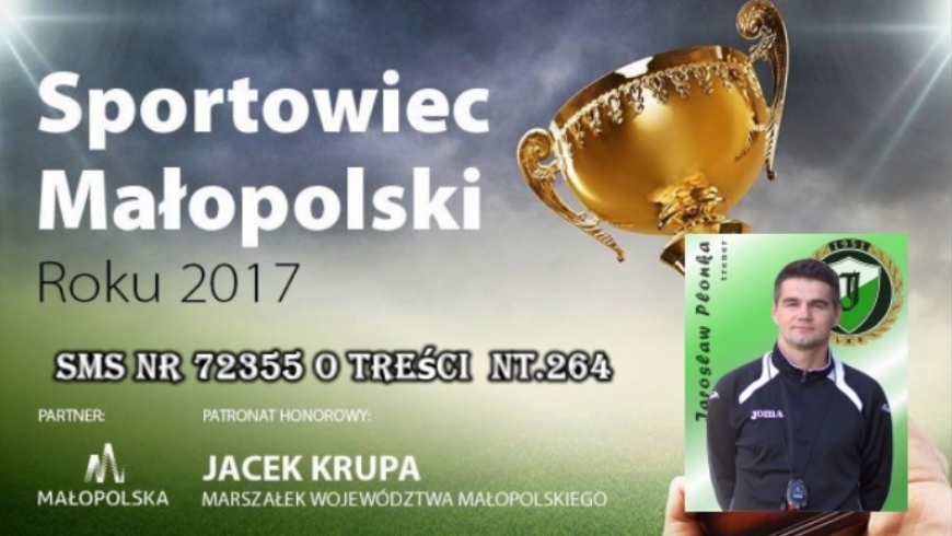 Zapraszamy wszystkich kibiców LKS JAWISZOWICE do udziału w głosowaniu w plebiscycie Gazety Krakowskiej na Sportowca Roku 2017 w kategorii " Trenera Roku" na Jarosława Płonkę