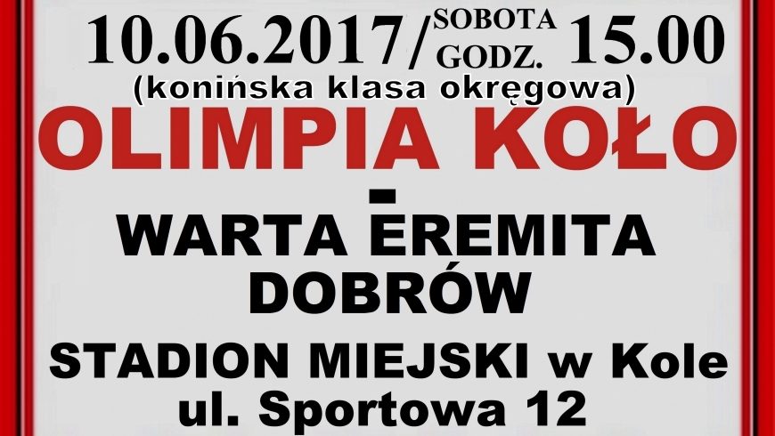 SENIORZY: Najbliższe spotkania 10-11.06.2017