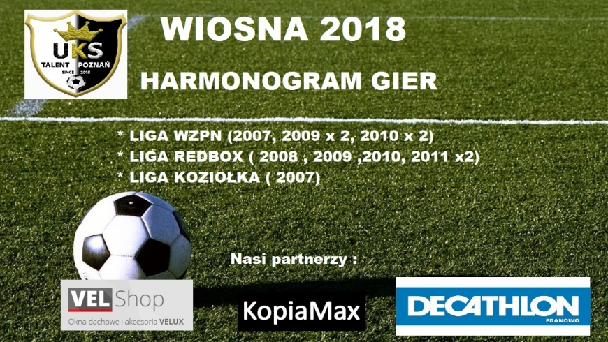 HARMONOGRAM GIER  - sprawdz kiedy grasz !!