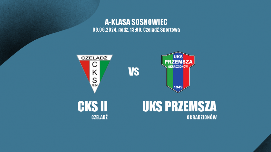 Zapowiedź. CKS II Czeladź - UKS Przemsza