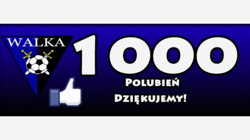1000 polubień na naszym facebook'u!