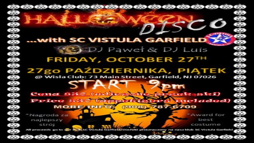 Halloween Disco with SC Vistula !