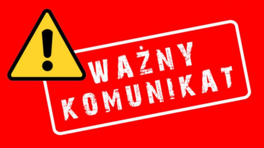 Ważny komunikat ...