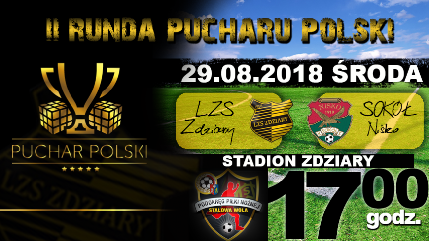 Puchar Polski: LZS Zdziary - Sokół Nisko.