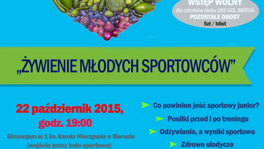 ŻYWIENIE MŁODYCH SPORTOWCÓW!