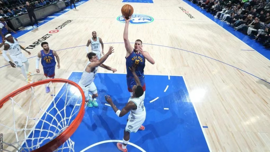 Jokic führt das Comeback der Denver Nuggets zum Sieg über die Timberwolves