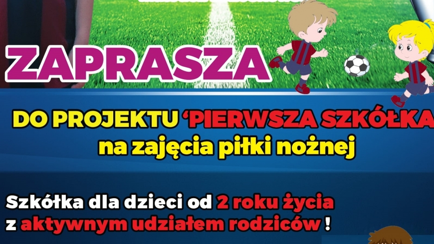 Od 10.09.2019 zajęcia Pierwszej Szkółki!