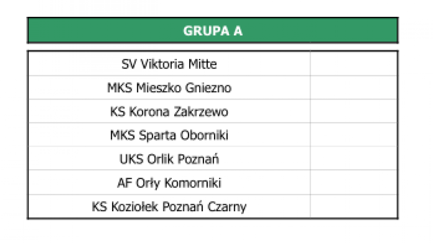 Plan treningowy - Marzec.