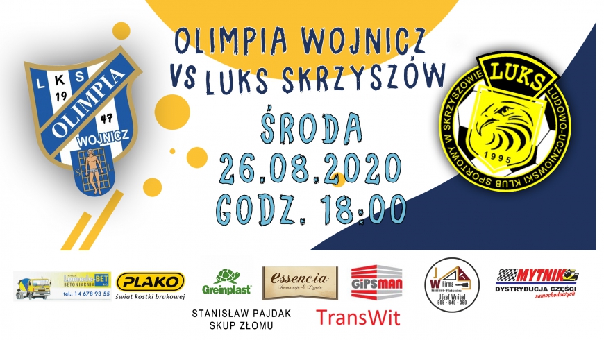 Olimpia podejmie LUKS Skrzyszów.