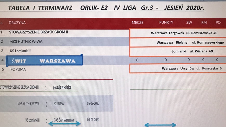 JESIENNA  LIGA  NA  "HORYZONCIE" !