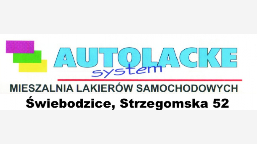 Witamy w gronie sponsorów firmę AUTOLACKE system