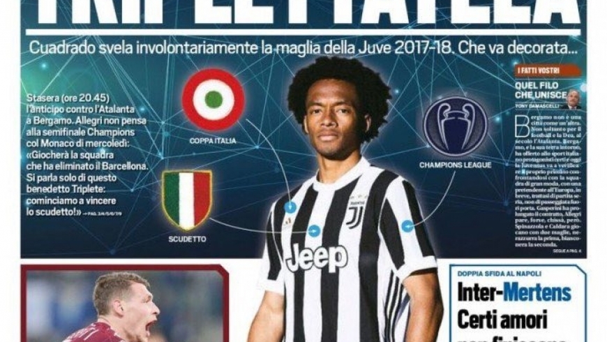 Cuadrado a posté involontairement le nouveau maillot Juventus