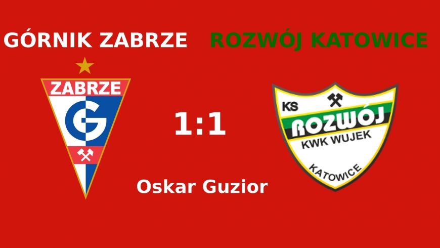 II liga wojewódzka 2006 Górnik Zabrze - Rozwój Katowice 1:1