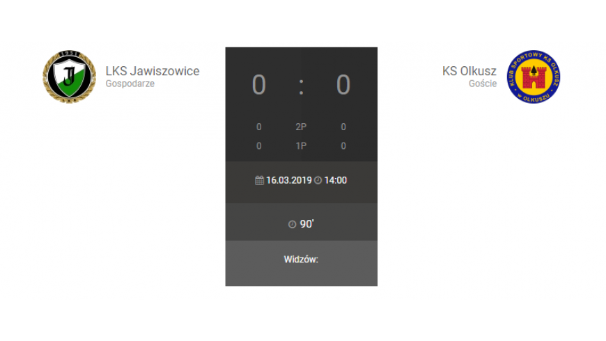 16.kolejka IV ligi LKS Jawiszowice-KS Olkusz 0:0