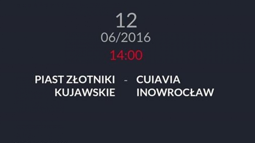 Zapowiedź ostatniego meczu I drużyny młodzika Cuiavii Inowrocław w tym sezonie