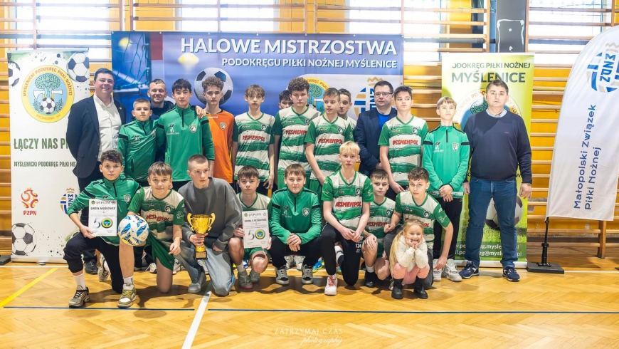 U15: Orzeł Myślenice brązowym medalistą Halowych Mistrzostw Podokręgu Trampkarzy!