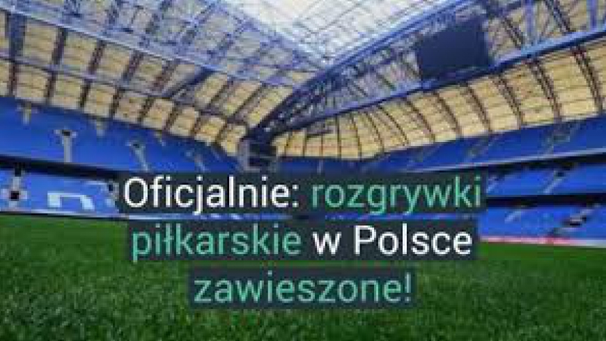 Ważne!Rozgrywki III ligi zawieszone