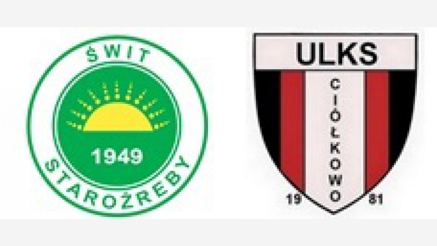 Zapowiedź meczu XIV kolejki Ligi Okręgowej: ŚWIT STAROŹREBY vs ULKS CIÓŁKOWO