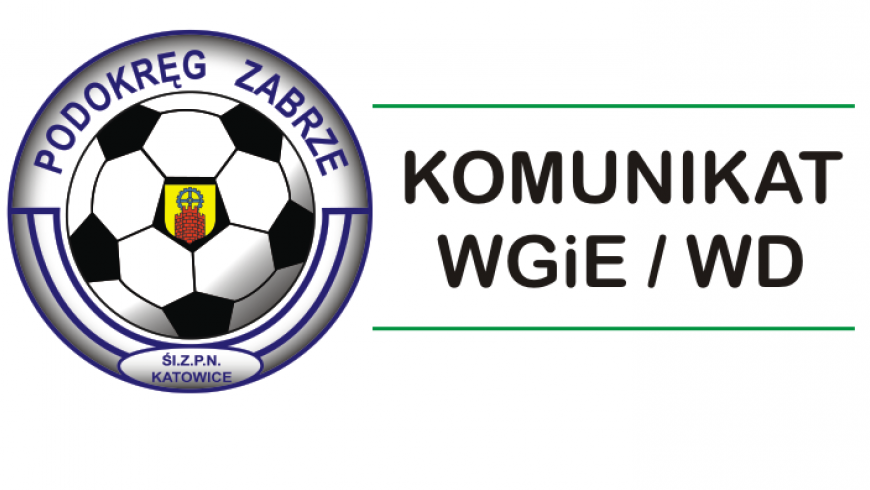 Komunikat WGiE/WD (22 marca 2017)