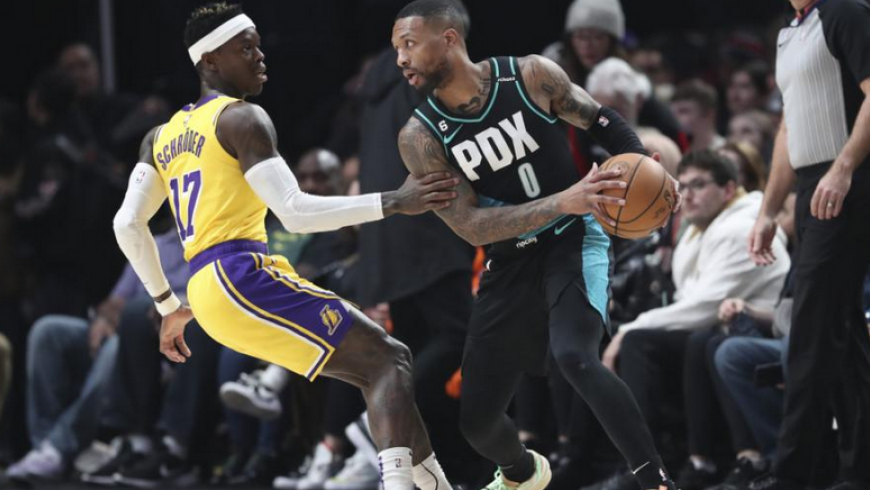 Les Blazers battent facilement les Lakers