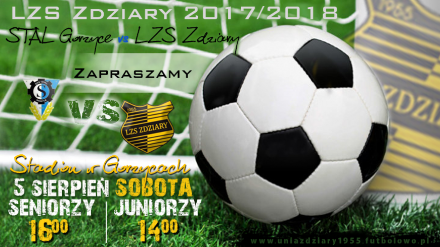 Zapowiedź 1 Kolejki: Stal Gorzyce - LZS Zdziary.