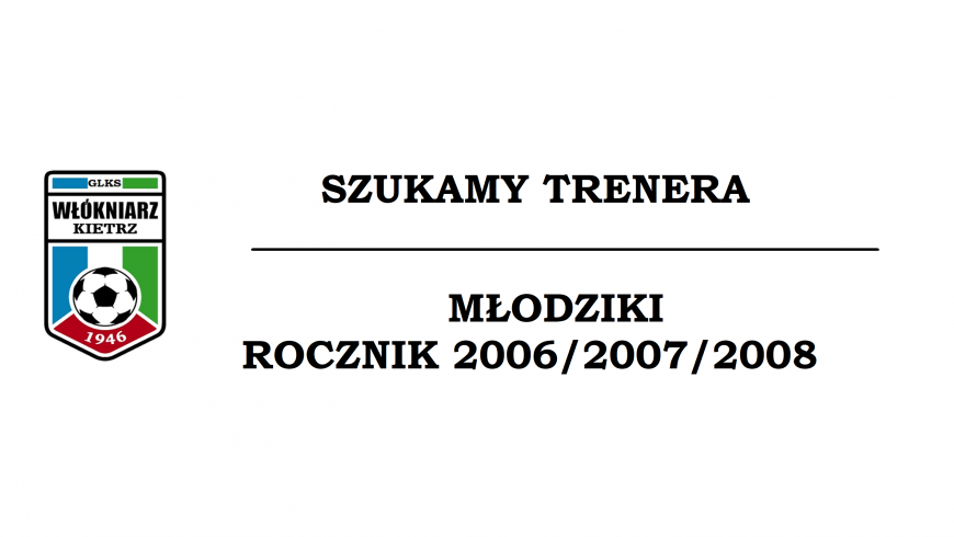 Szukamy Trenera!