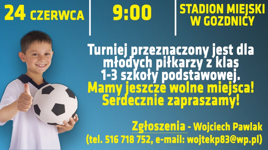 Zapraszamy na Gozduś Junior Cup