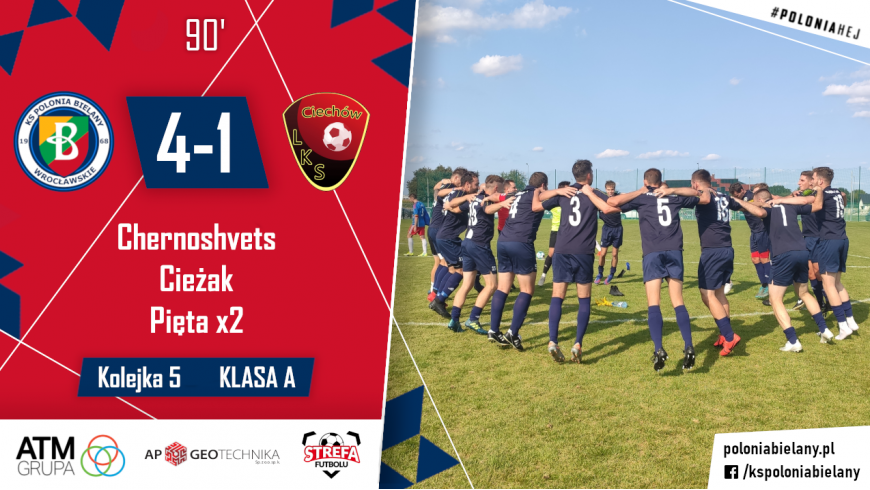 5 kolejek - 15 punktów!