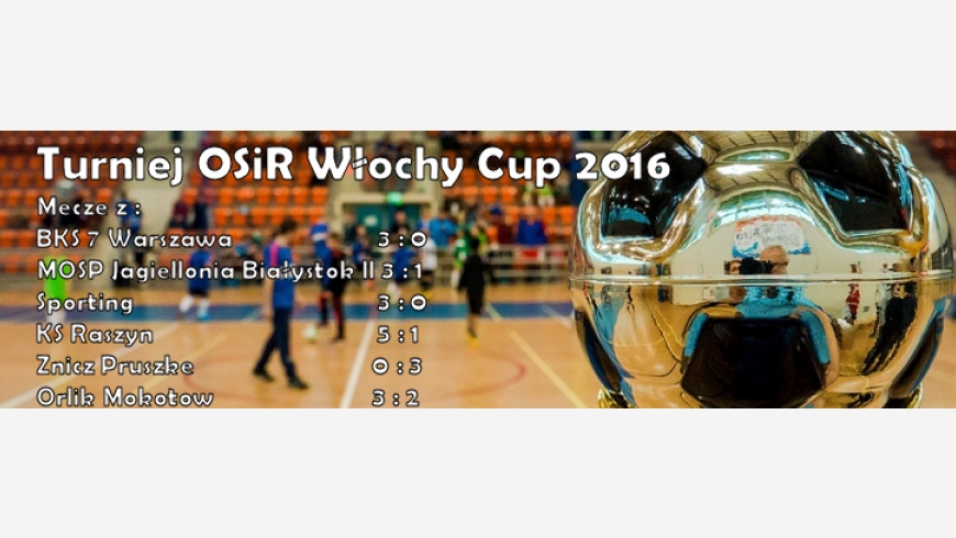 Turniej Piłkarski OSiR Włochy Cup 2016