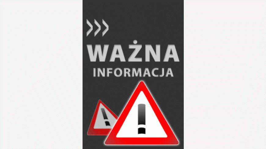 Ważne informacje!