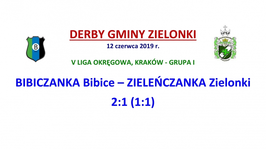 V liga. Bibiczanka - Zieleńczanka 2:1. BIBICZANKA WYGRYWA W DERBACH!