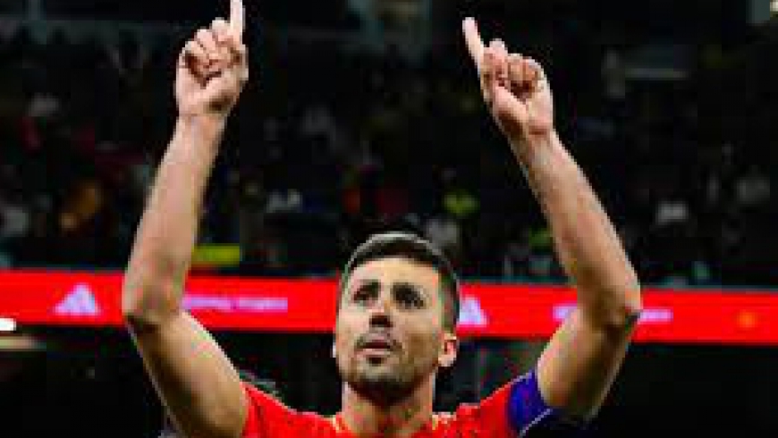 Rodri ganó el MVP de la Copa de Europa