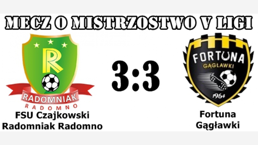 FSU Czajkowski Radomniak Radomno - Fortuna Gągławki 3:3