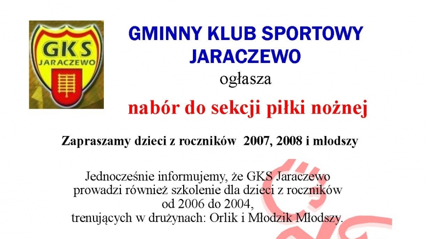 Nabór do drużyny