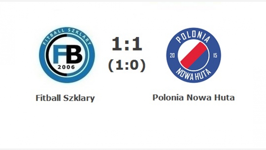 B klasa gr. II: Fitball Szklary - Polonia Nowa Huta 1:1