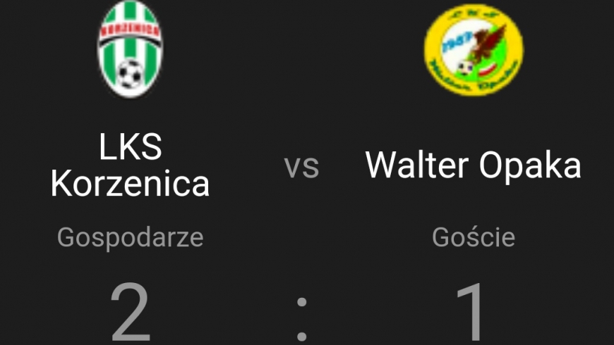 LKS Korzenica - Walter Opaka