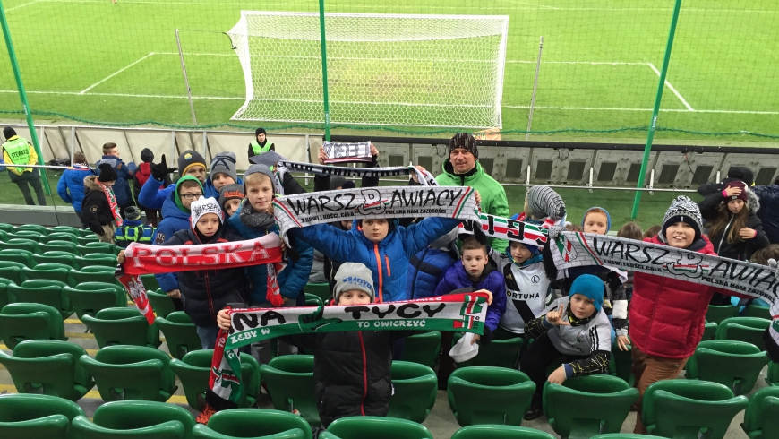 Mecz ekstraklasy Legia Warszawa - Górnik Łęczna -  byliśmy tam