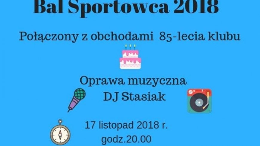 Zaproszenie na bal sportowca - 17 listopada !!!