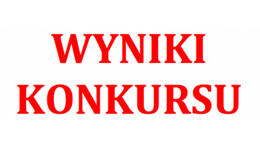 Wyniki konkursu!