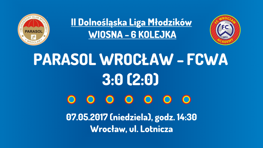 II DLM wiosna 2017 - 6 kolejka - Parasol Wrocław (07.05.2017)