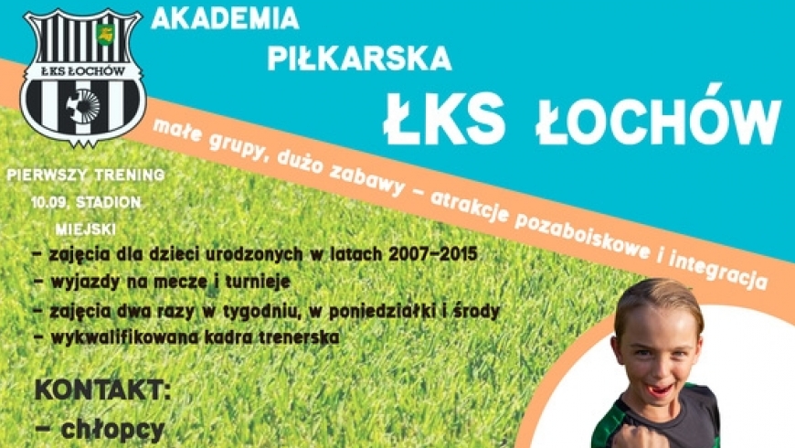Rusza Akademia Piłkarska ŁKS Łochów!