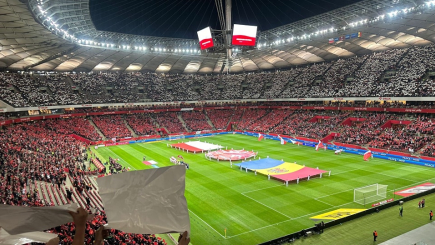 Ostrowiecka Akademia Piłkarska Kadet w drodze na Stadion PGE Narodowy