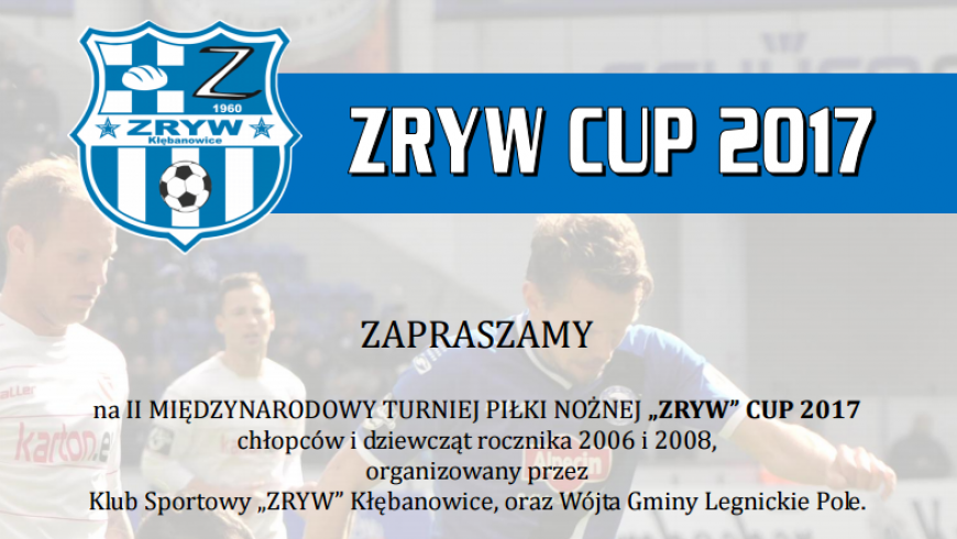 Międzynarodowy turniej Zryw Cup - 3 czerwca