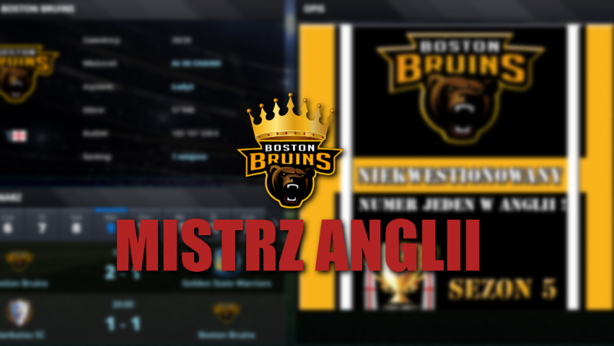 Znamy pierwszego mistrza! Boston Bruins wygrywa Premier League!