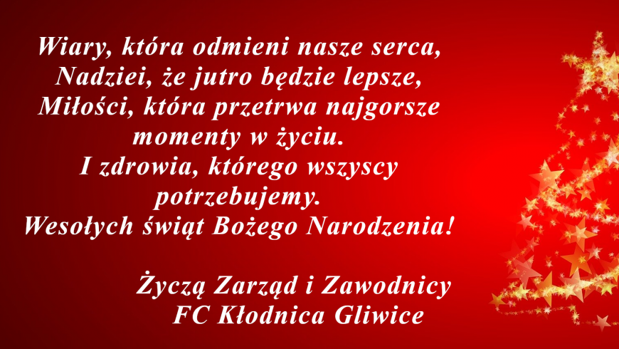 Wesołych Świąt Bożego Narodzenia!