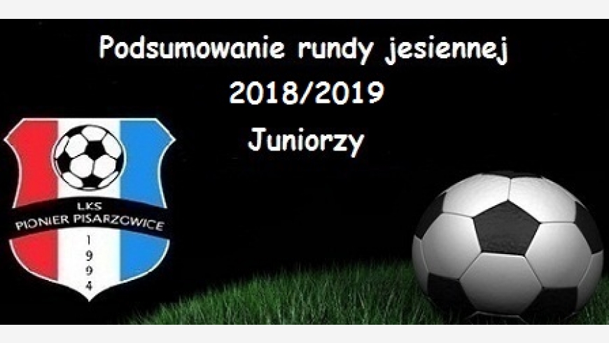 Podsumowanie juniorów - runda jesienna 2018/2019