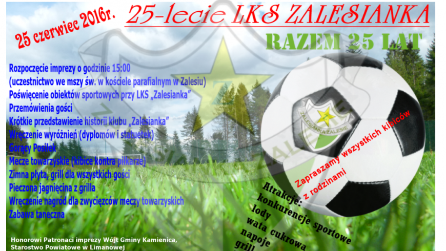 25-lecie LKS ZALESIANKA!!!!